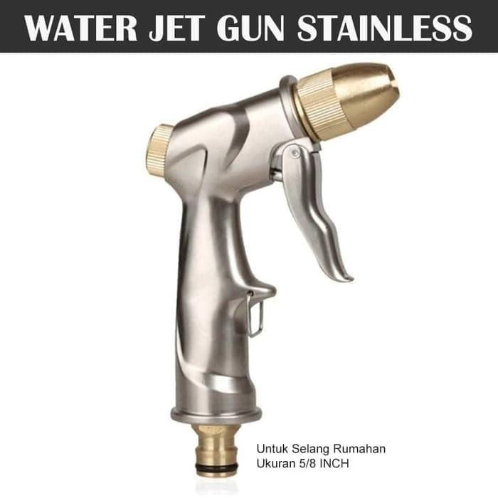 Semtan air Water Jet Gun Stainlees Utk Siram tanaman cuci Mobil dll