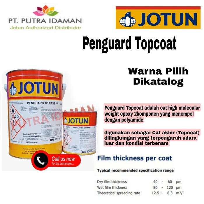 JOTUN CAT EPOXY / PENGUARD TOPCOAT 5 LITER / 2 KOMPONEN / CAT EPOXY