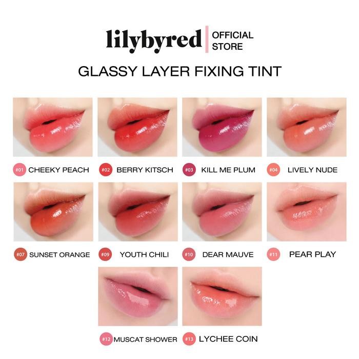 LILYBYRED Glassy Layer Fixing Tint 4gr Lip Tint Korea Glossy Finish
