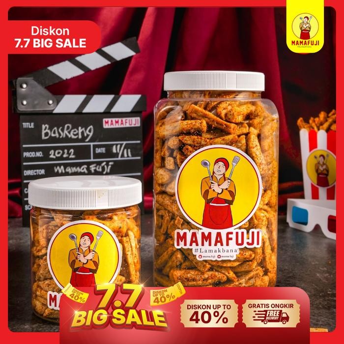 

Mama Fuji - Basreng Pedas Daun Jeruk Asin 750 Gram