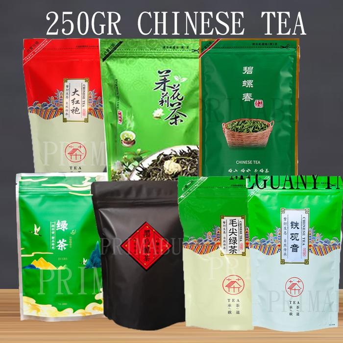 

250 Gram Chinese tea Teh Cina komplit Oolong Tieguanyin Dahongpao Dll