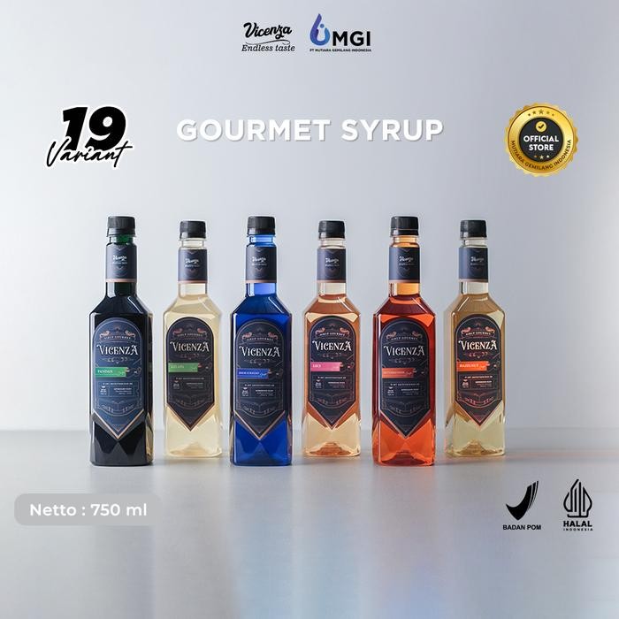 

Vicenza Gourmet Syrup Minuman 750ML
