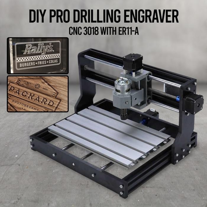 

Terbaru! Diy Pro Alat Ukir Drilling Engraver Cnc 3018 With Er11-A Hitam Eidevo