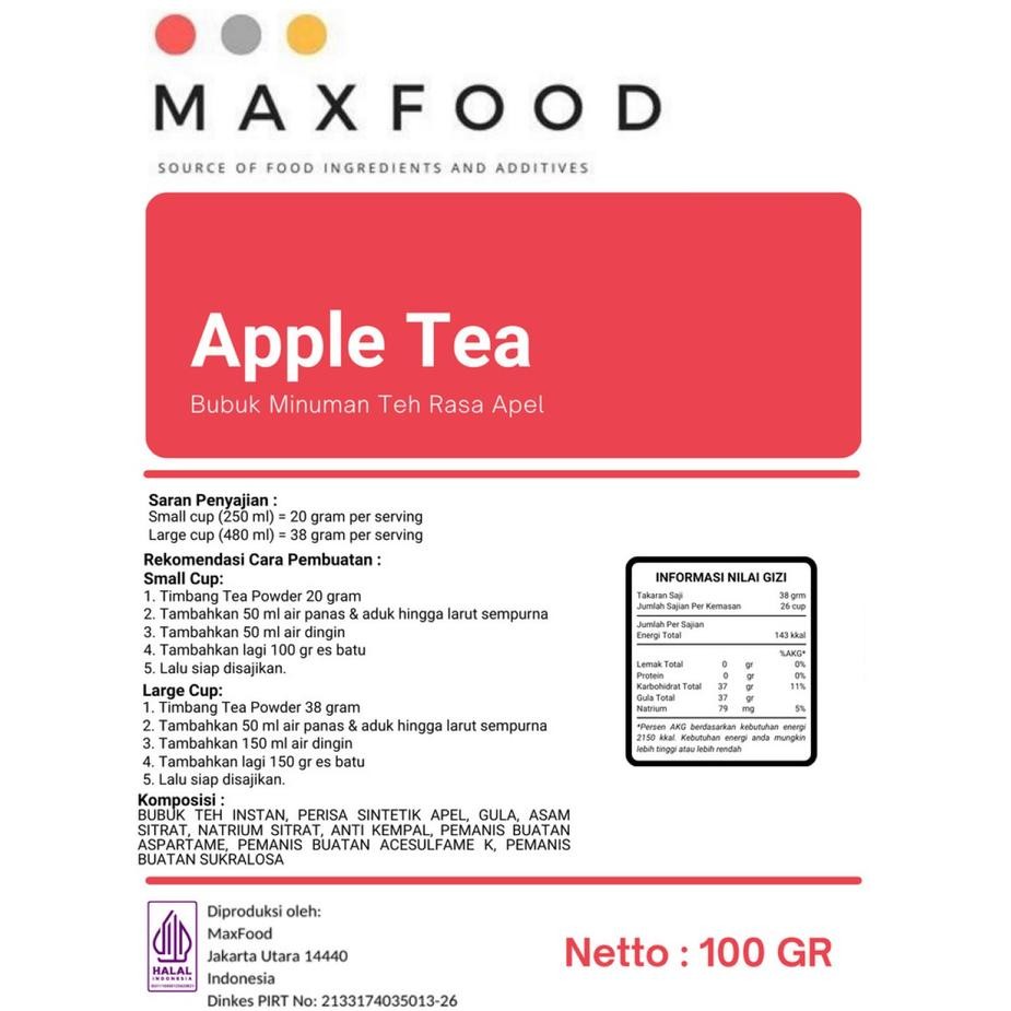 

SAMPLE Bubuk Minuman FRUIT TEA ALL VARIANT 100 GR (8 PACKS)