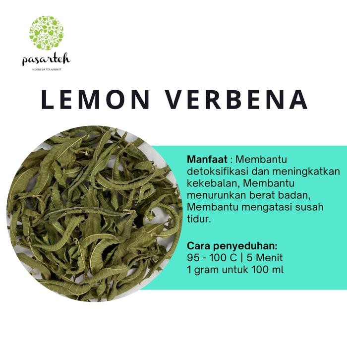 

[ pasarteh ] Dried Lemon Verbena Daun Lemon Verbena Kering I Tisane I Herbal Tea