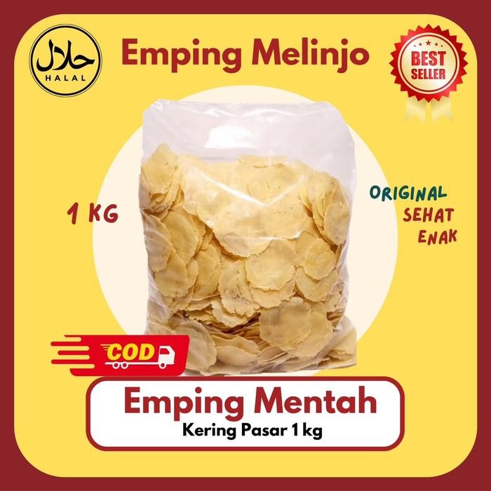 

EMPING MELINJO SUPER, MENTAH KERING, ASLI KEBUMEN Keripik Goreng snack murah