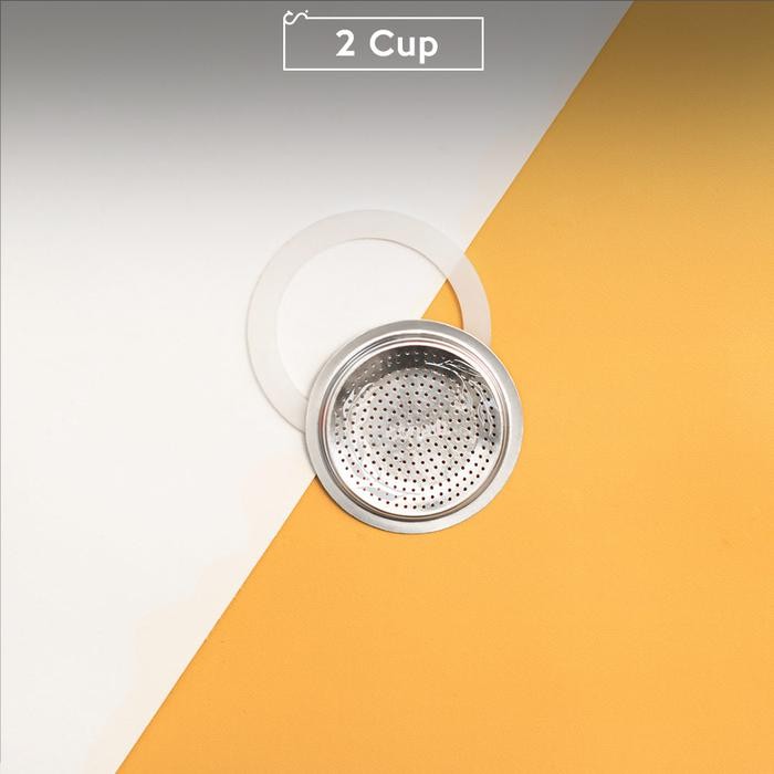 Conalli Gasket Mokapot 2 Cup Seal Moka Pot Spare Part Filter Gasket