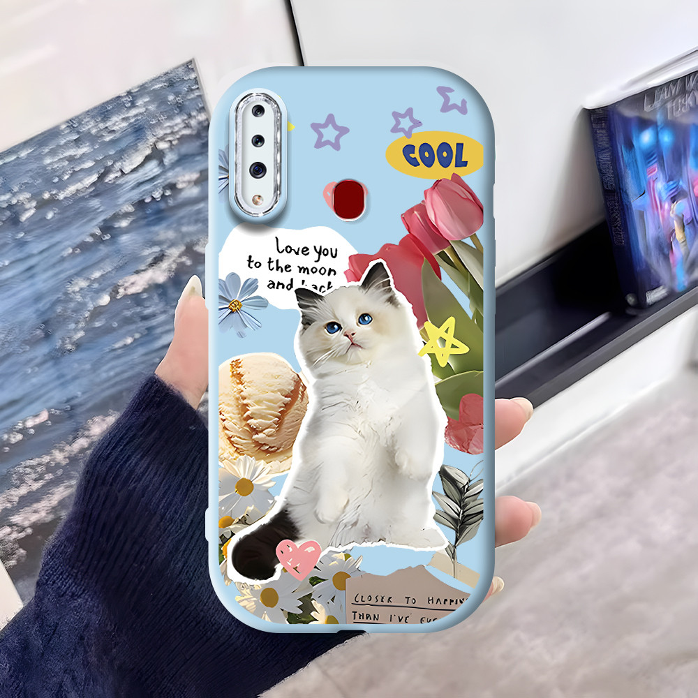 Casing Hp Untuk Compitable With Samsung Galaxy A20S Softcase  Kesing  Soft Phone Case Kartun IDPOP C