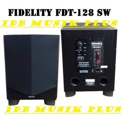 SubWoofer Aktif 12 Inch Fidelity Fdt128Sw Fdt 128Sw Original Garansi Berkualitas Terbaik