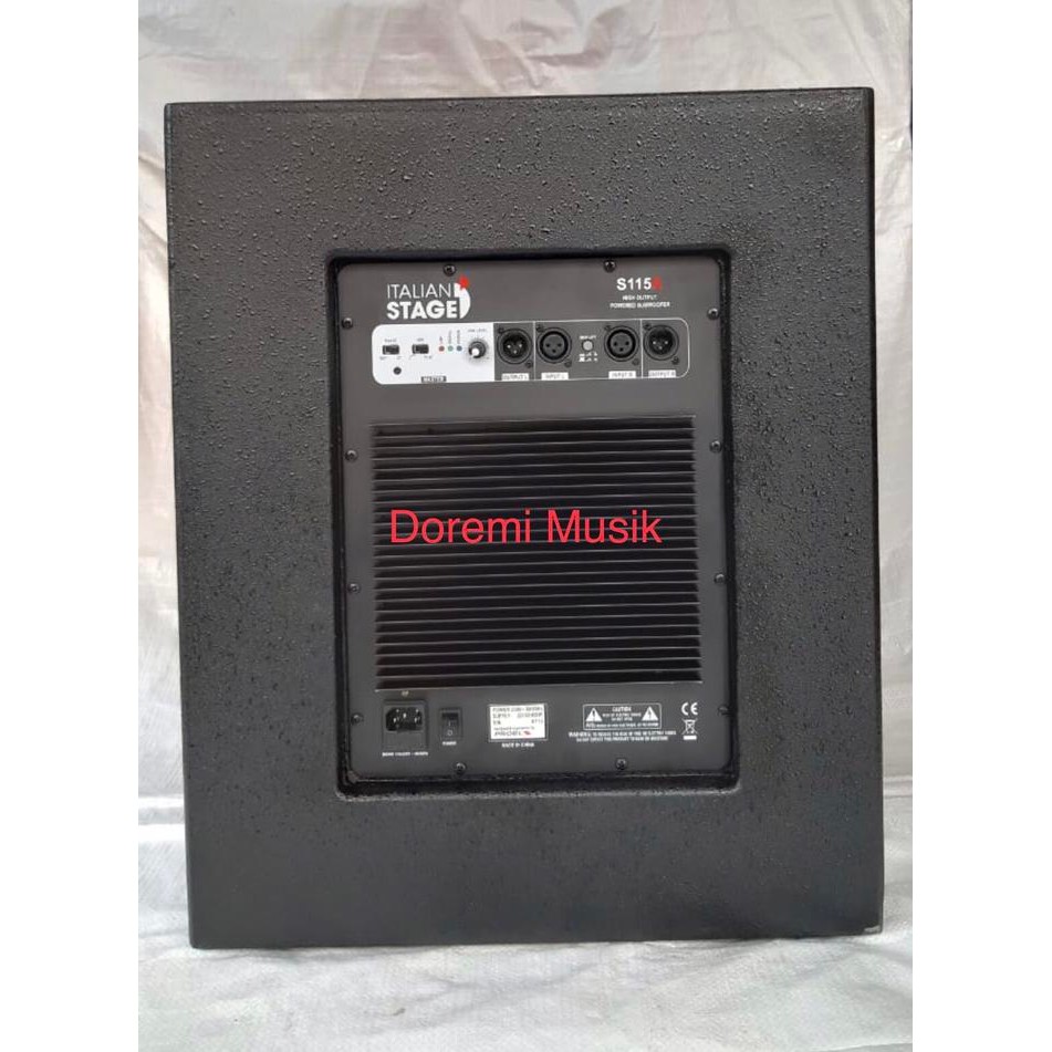 Subwoofer Aktif 15inch Italian Stage S115A Original by PROEL (1pcs) Berkualitas Terbaru