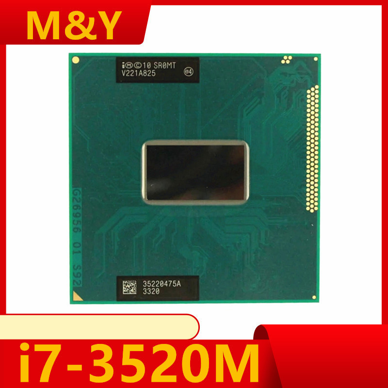 Core i7-3520M Processor SR0MT Dual-Core Socket G2 / rPGA988B i7 3520M Laptop CPU 2.9GHz 4M 35W 5 GT/