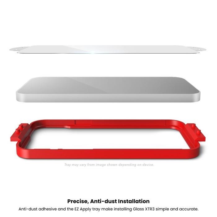 (Allthebest) ZAGG Screen Protector Glass Elite Privacy iPhone 15 Pro Max Tempered