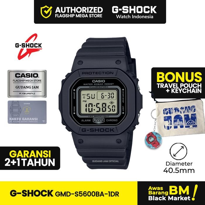 TERLARIS GShock GMD-S5600BA-1DR GMD-S5600BA GMD-S5600 GMDS5600BA READY STOCK