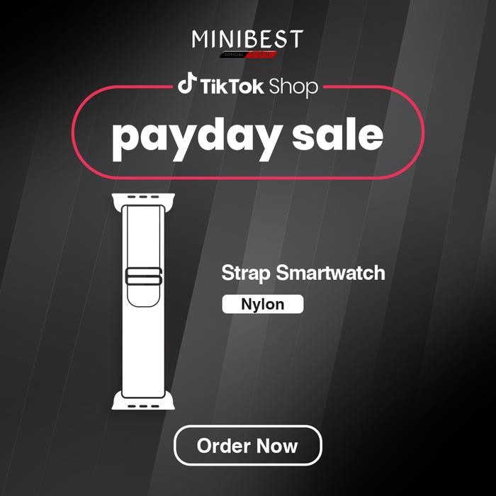 MINIBEST Strap Smartwatch Nylon Loop 38 40 41 42 44 49mm Watchband Sport Premium