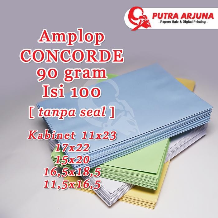 

AMPLOP CONCORDE, 15x20cm, 90gsm - per pack 100 pcs