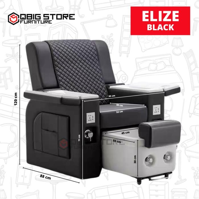 Kursi Salon Manicure Pedicure Kursi Nail Art Kursi Rlexi Kursi Eyelash