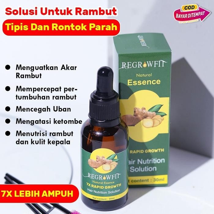 Original REGROWFIT SERUM KEBOTAKAN PENUMBUH RAMBUT OBAT BOTAK RAMBUT