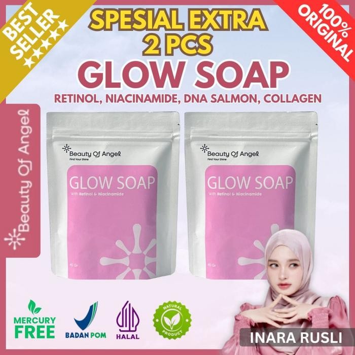 SABUN WAJAH PENGHILANG FLEK HITAM > [2 PCS] GLOW SOAP DR. RICHARD LEE SABUN MANDI SOAP BAR SABUN