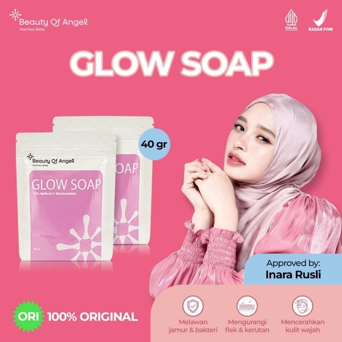 SABUN WAJAH PENGHILANG FLEK HITAM > BEAUTY OF ANGEL GLOW SOAP DR RICHARD LEE SABUN PEMUTIH BADAN
