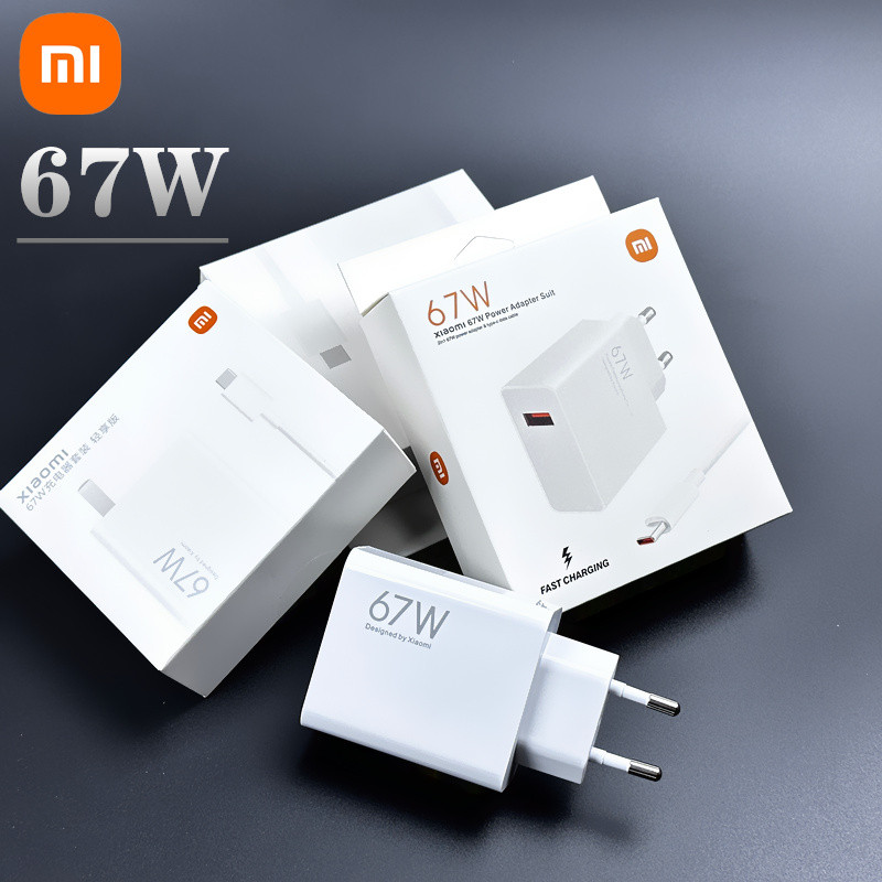 Original Xiaomi 67W Charger Fast MDY-12-EH EU Plug Charge Power Adapter For Mi 12 11 Ultra RedMi Poc