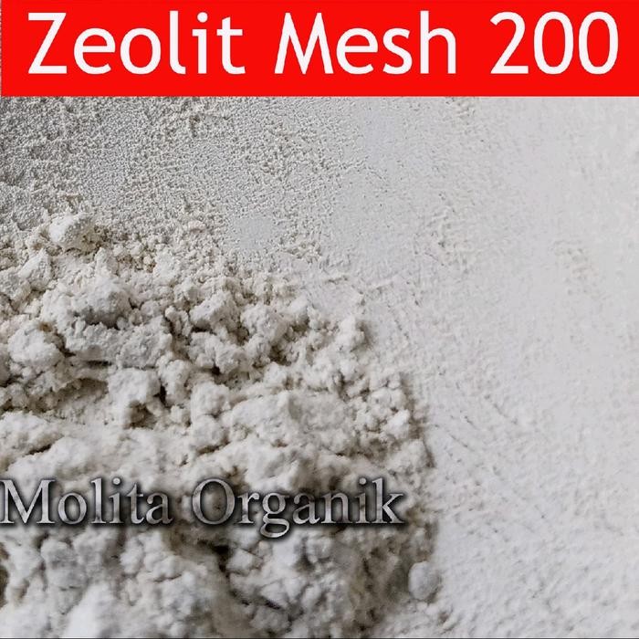 Zeolit Mesh 200 Kemasan 500 Gram, Bahan Kosmetik, Pertanian, Dll