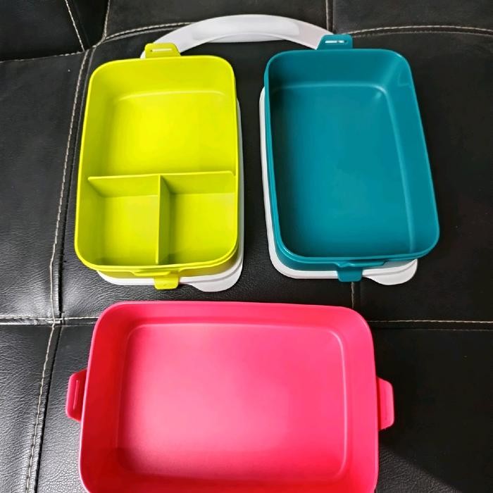 ctg deep & bestie tupperware/ rantang 3 susun tupperware kode 455