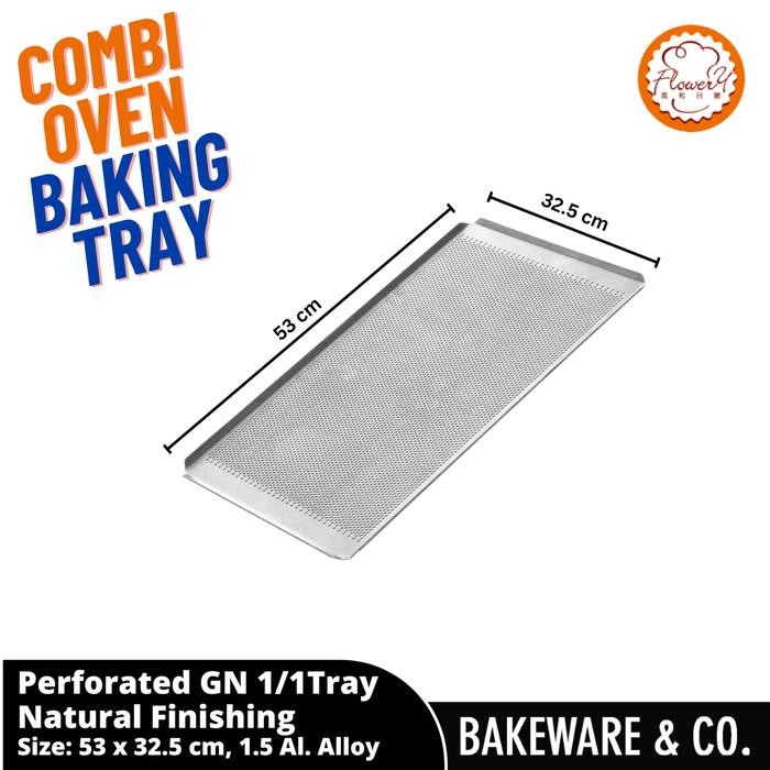 Perforated Gastronom GN 1/1 Baking Tray - Rationale Unox Combi Oven