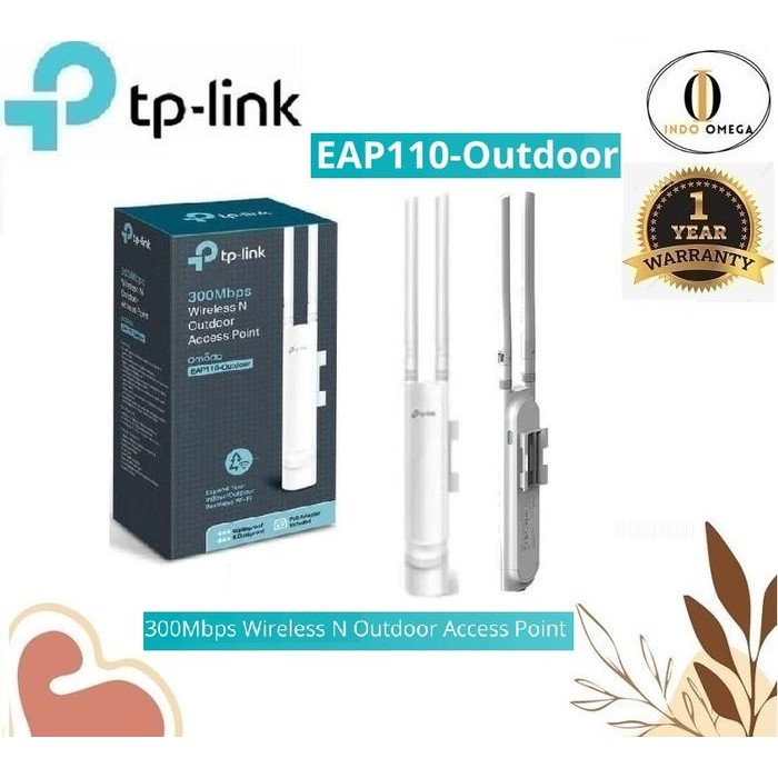 TPLINK EAP 110 Outdoor 300Mbps Wireless Outdoor Access Point EAP110