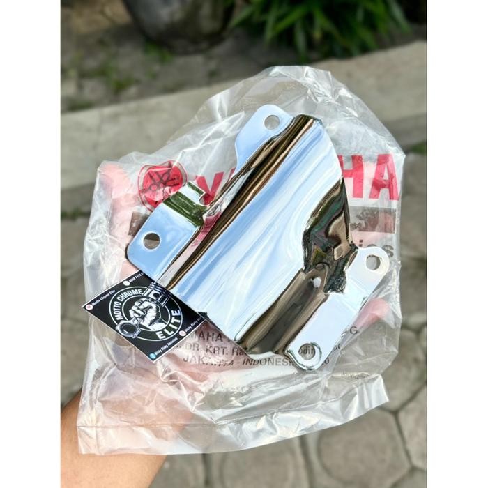 [SUDAH CHROME] TUTUP DINAMO STATER PELINDUNG DINAMO STATER FIZR FIZ R ORIGINAL CHROME