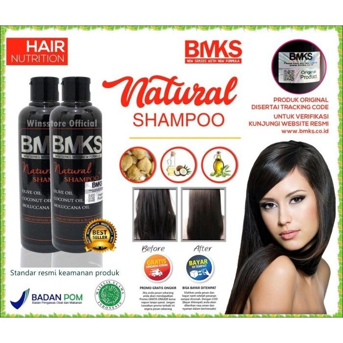 [ORI] Shampo Kemiri Penghitam Rambut AMPUH Hilangkan Uban Berkualitas