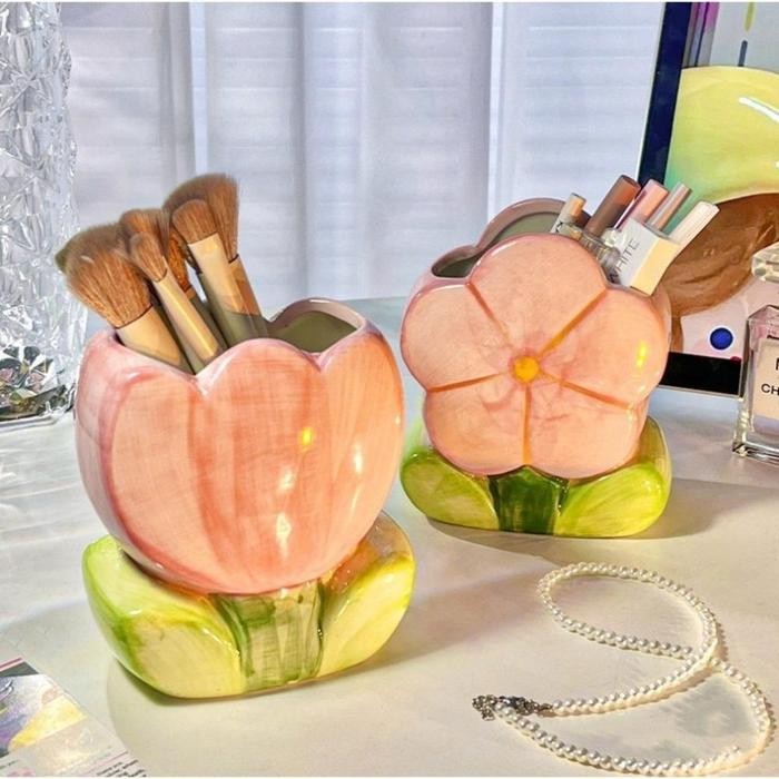 

Keramik Tempat Pensil Meja Kotak Penyimpanan Kotak Penyimpanan Bunga Kotak Penyimpanan Meja Lucu