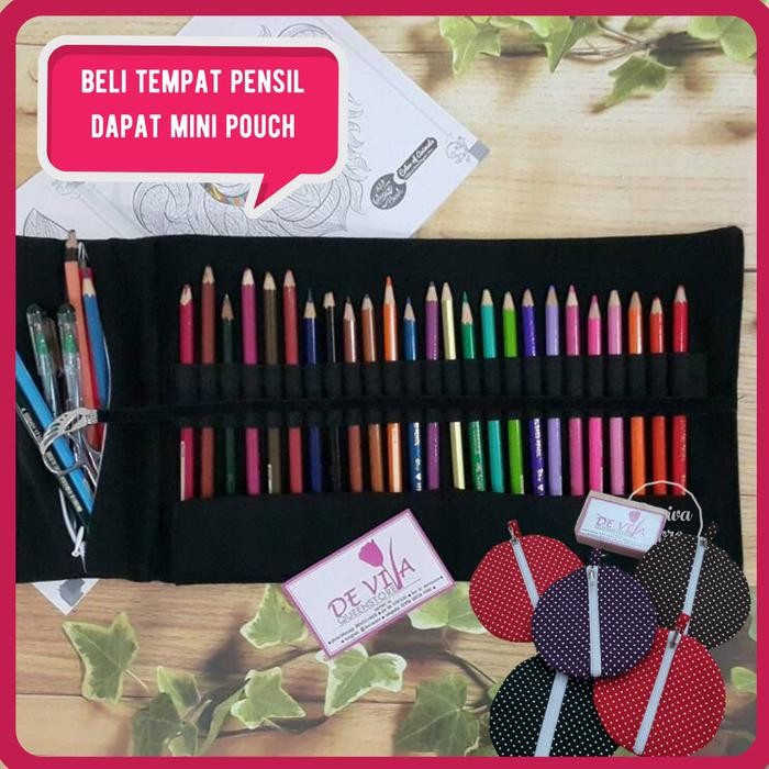 

Tempat Pensil Gulung / Roll Pencil Case/ Tempat Pensil Unik Lucu
