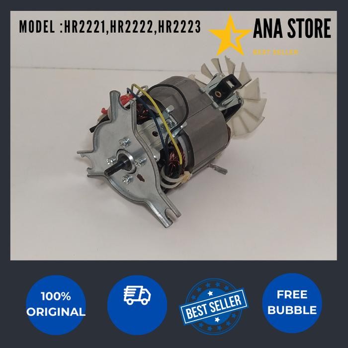 Motor Dinamo Blender Hr2222 Original Philips