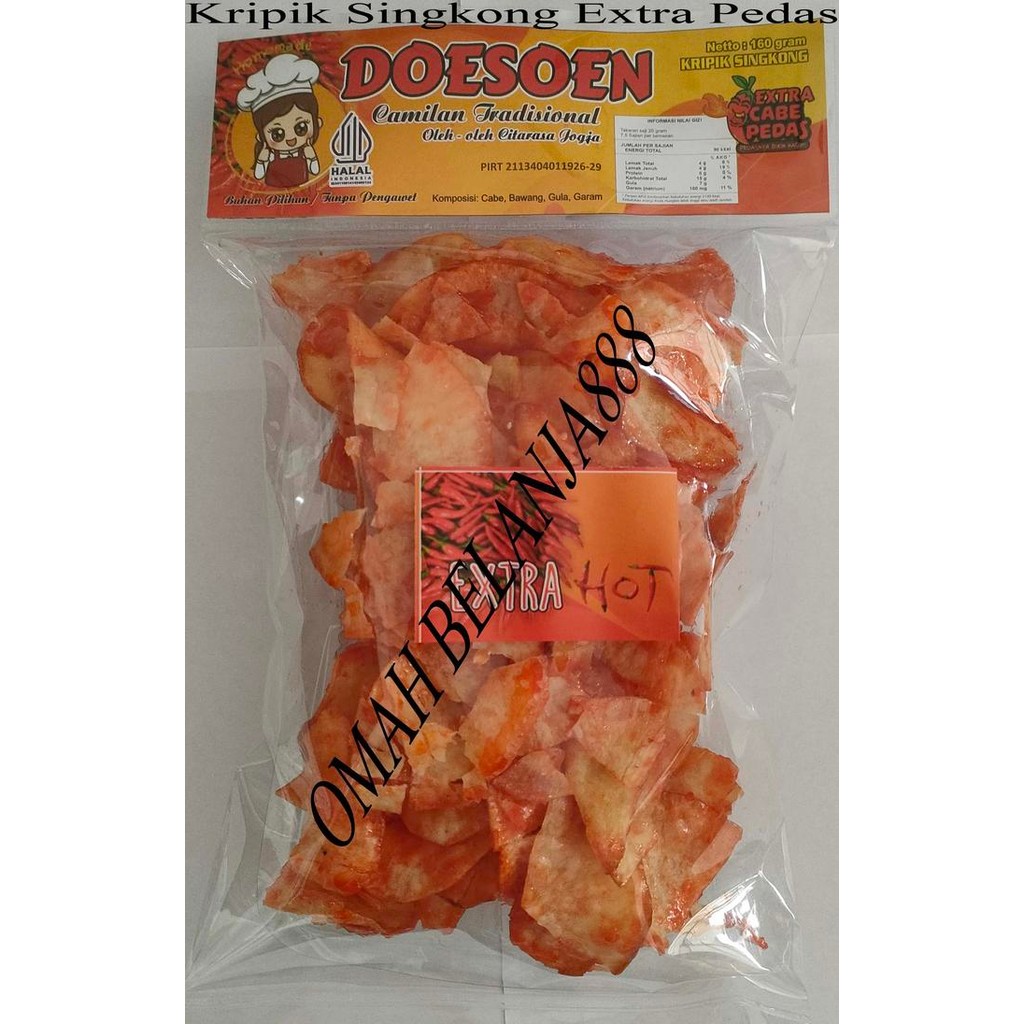 

Sedia Keripik Singkong Doesoen Khas Jogja - Balado