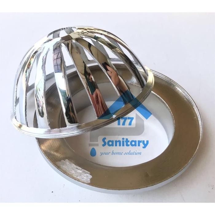 Roof Floor Drain 2.5 inch kuningan- saringan got talang air atap atas floor drain drainer strainer