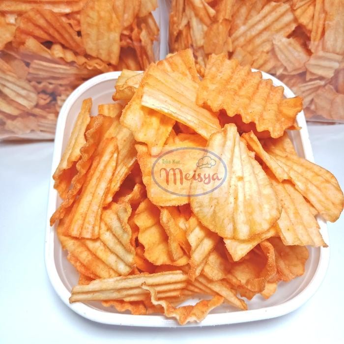 

Sedia KERIPIK SINGKONG BAKAR BALADO MERK TES VARIAN RASA 250 GR