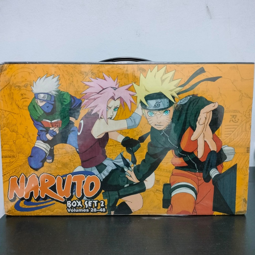 Naruto Box Set 2 Vol 28-48 Masashi Kishimoto Komik English Manga