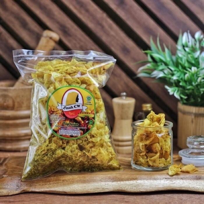 

Sedia KERIPIK VEGETARIAN HIJAU 200G