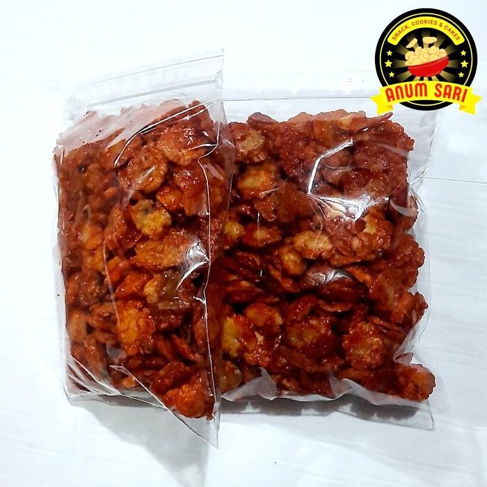 

Sedia Emping Melinjo Pedas Manis (cap BINTANG) 250 Gram - Anum Sari