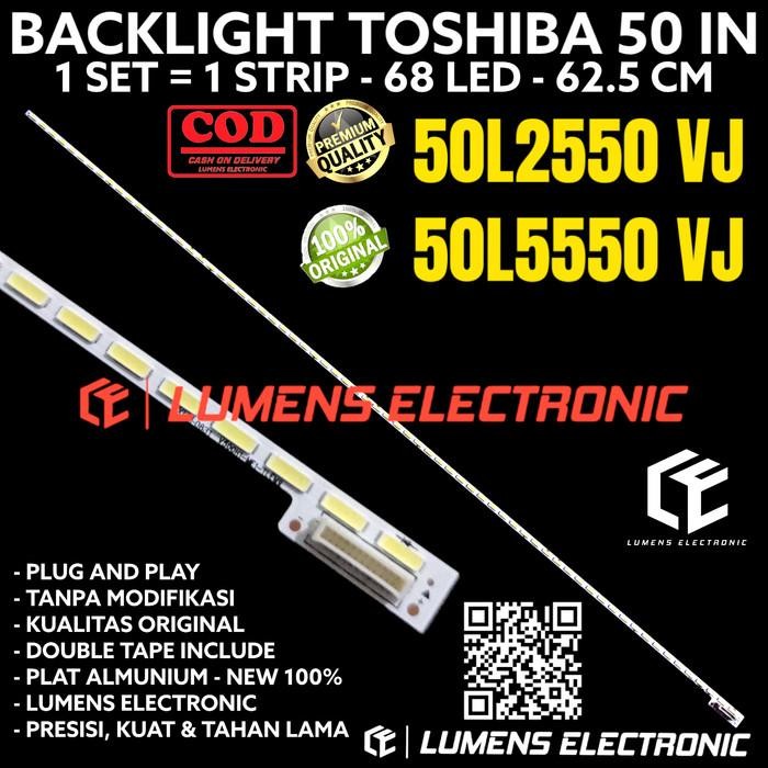 Terlaris BACKLIGHT TV LED TOSHIBA 50 INC 50L2550VJ 50L5550VJ LAMPU BL SMD 50L SALE