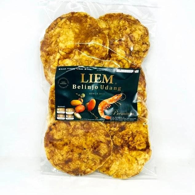 

Sedia liem blinjo udang goreng emping
