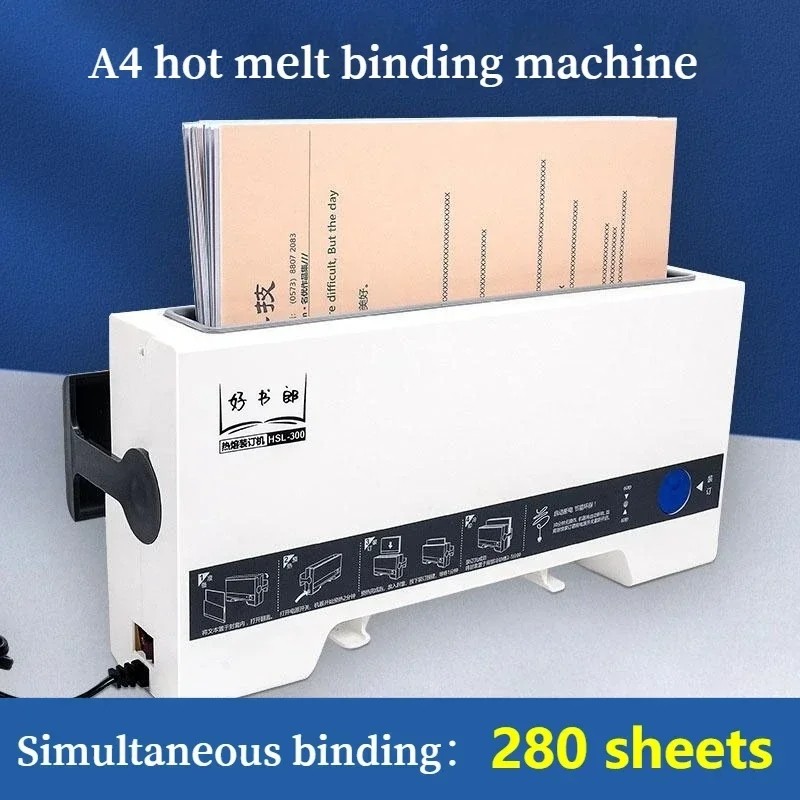 A4 Hot Melt Adhesive Binding Machine Small Office Home Hot Melt Adhesive Binding Machine Document