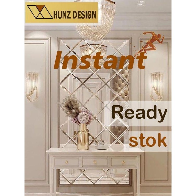 CUSTOM DEKORASI CERMIN KACA DINDING BEVEL/ BEVEL READY / CERMIN BEVEL