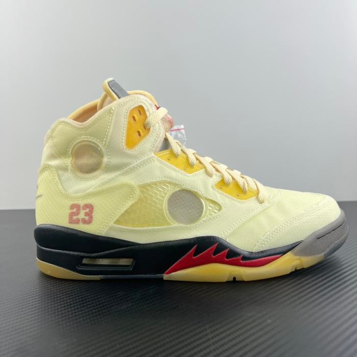 Off White Air Jordan 5 Retro Sail Kickwho GK