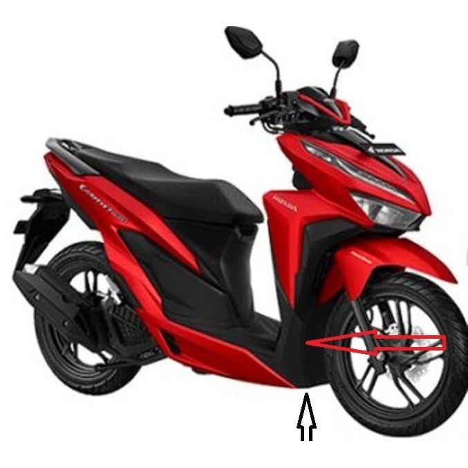 Cover Front Lower Tutup Body Bawah Paru New Vario 150 Vario150 2018