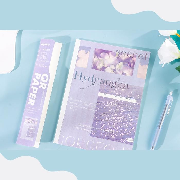 

Gorgeous Blossom Ruled Notebook B5 - Buku Tulis B5 - Buku Catatan B5