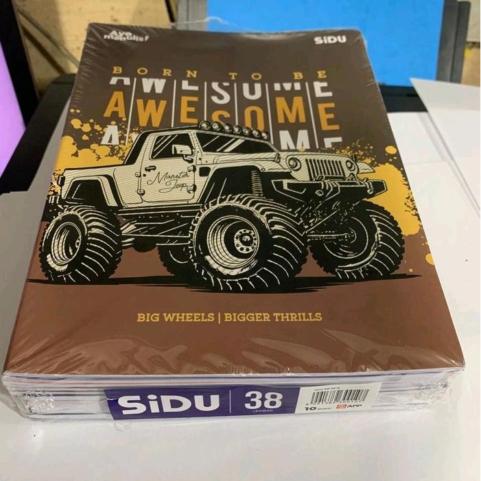 

Buku Tulis Sidu 38 Lembar 1Pack Isi 10 Pcs Stationery