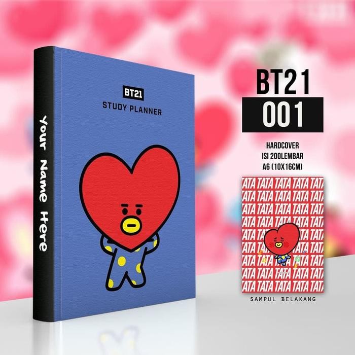 

Notebook BTS BT21 RJ Chimmy Shooky Tata Cooky Mang Koya