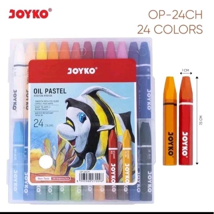 

crayon JOYKO 24 warna OP-24CH / Krayon Hexa