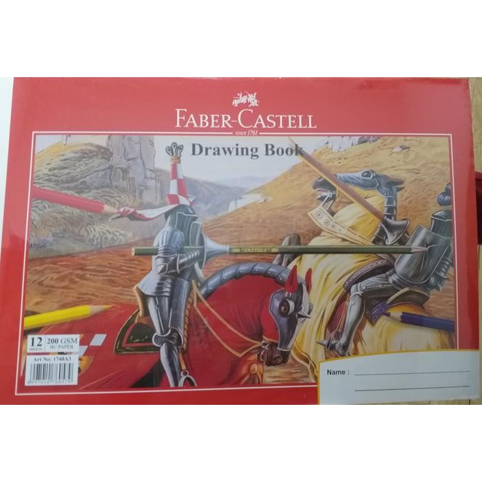 

Faber Castell Drawing Book / Buku Gambar A3 Faber Castell No.1740 A3